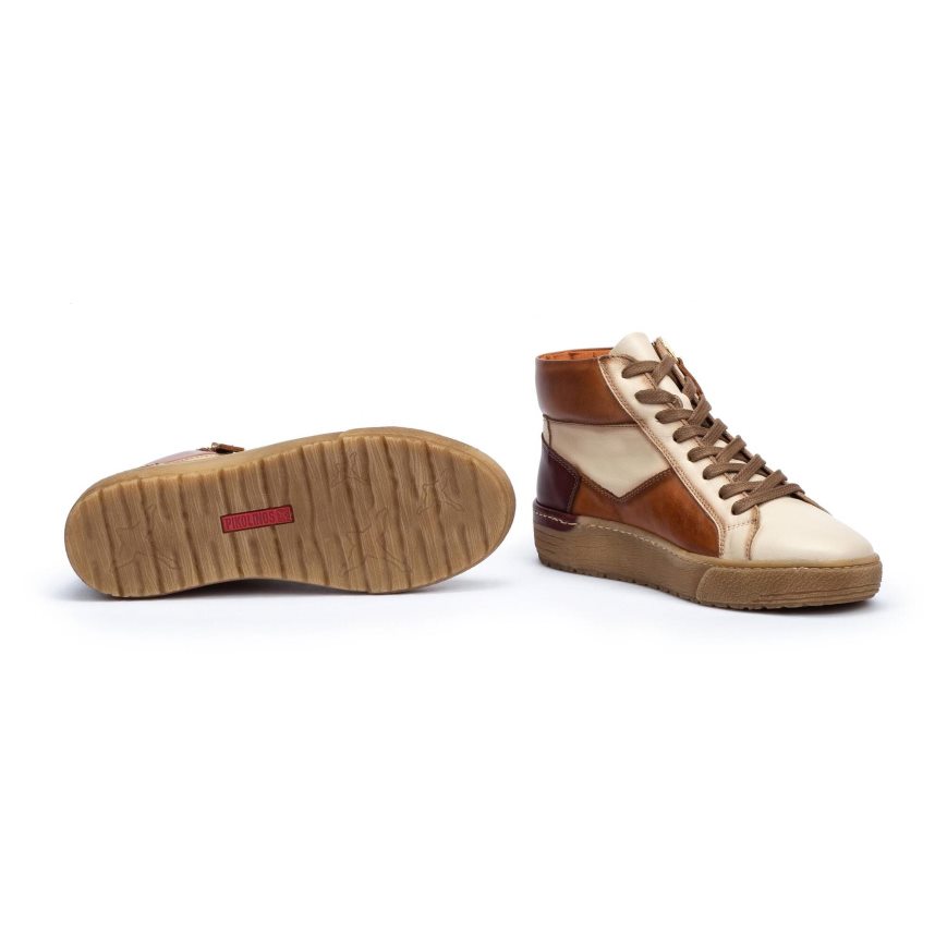 Women's Pikolinos VITORIA Sneakers Brown | NZ L598172